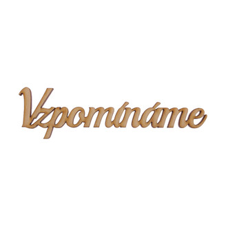 VZPOMÍNÁME XD 11x3cm 12ks*PŘÍRODNÍ
