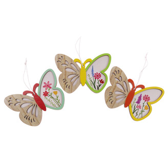 ZÁVĚS MOTÝL 11x08cm*MIX BAREV