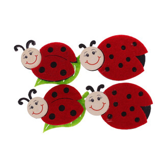 BERUŠKA NALEP FILC 5X3,5cm 4ks*MIX BAREV